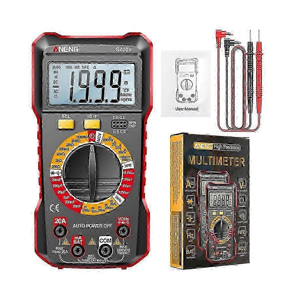 1999 Count Professional Multimeter Voltage Tester Capacitor for Electrical Use
