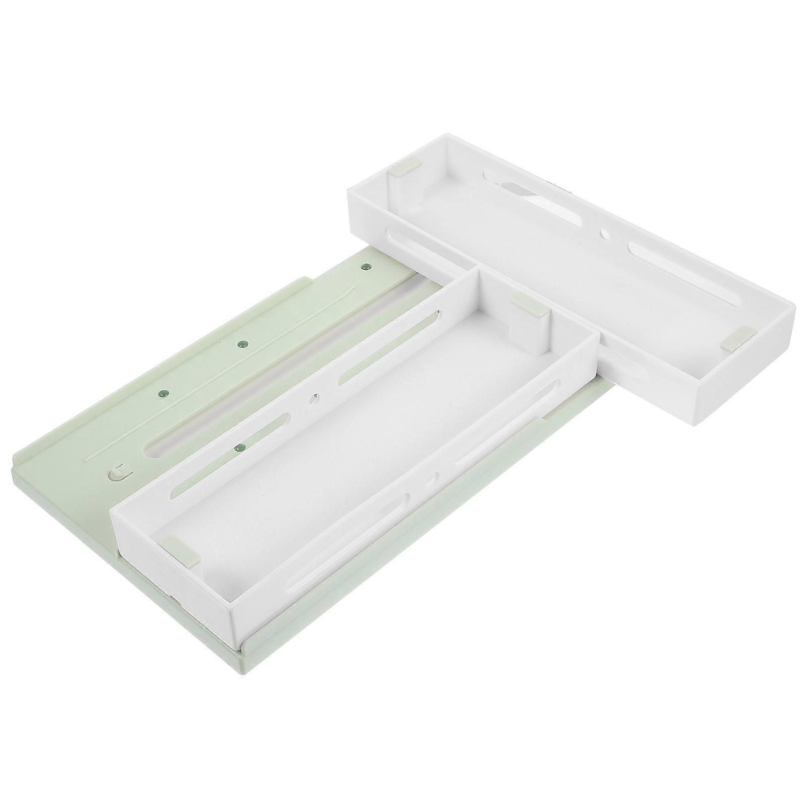 Countertop Shelf For Kitchen Rotatable Shelf Pull-out Cabinet Organizers Home Cooks Green 29.50X16.00X4.00CM Pull-out Countertop Rack 1Pack