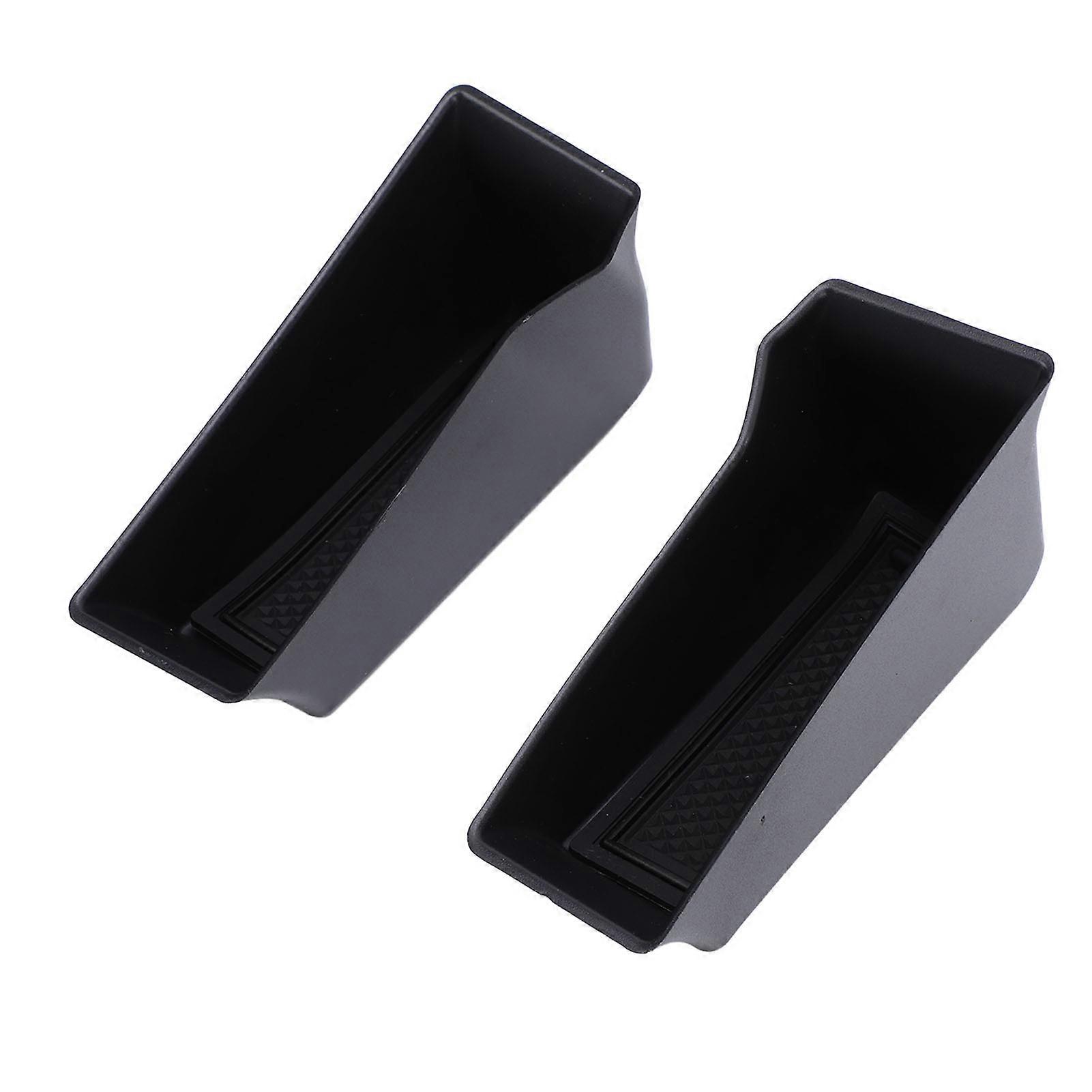 1 Pair Door Side Storage Box Partition Design Door Handle Armrest Insert Box Storage Organizer with Anti Slip Pads for Tacoma 2024 