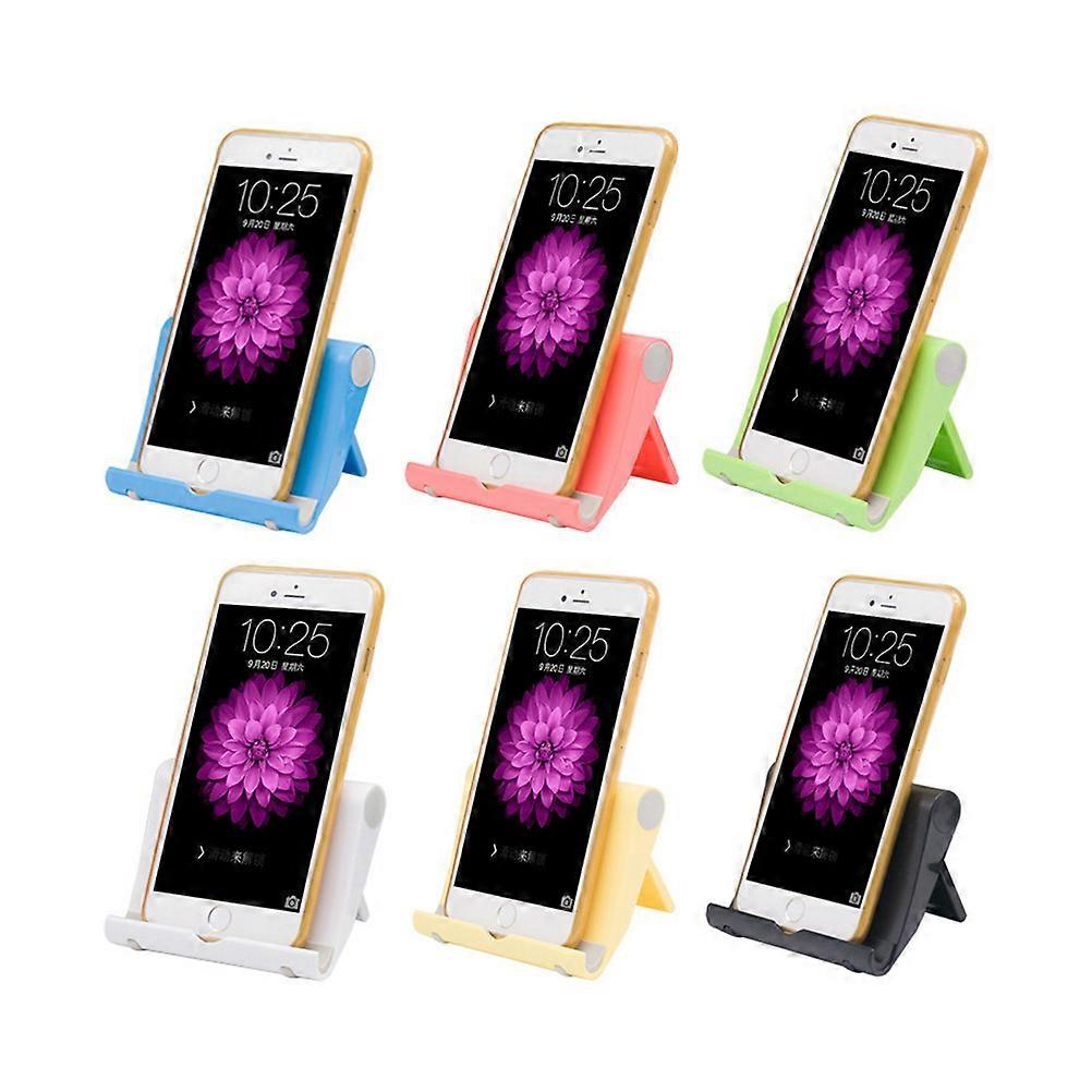 Cell Phone Holder Universal Foldable Cell Phone Stand Tablet Holder for Smartphone Tablet MP5 Hands-free Operation Comfortable Viewing Angle 1Pcs