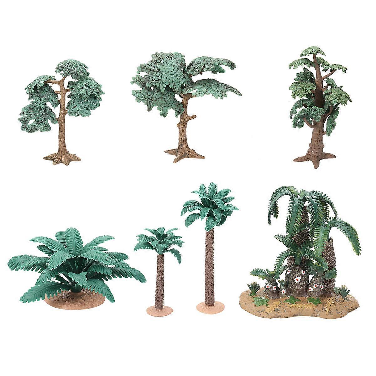 Scenery Model Tree Simulation Tree Model Party Adornment Chocolate 32x30x10cm 1Set