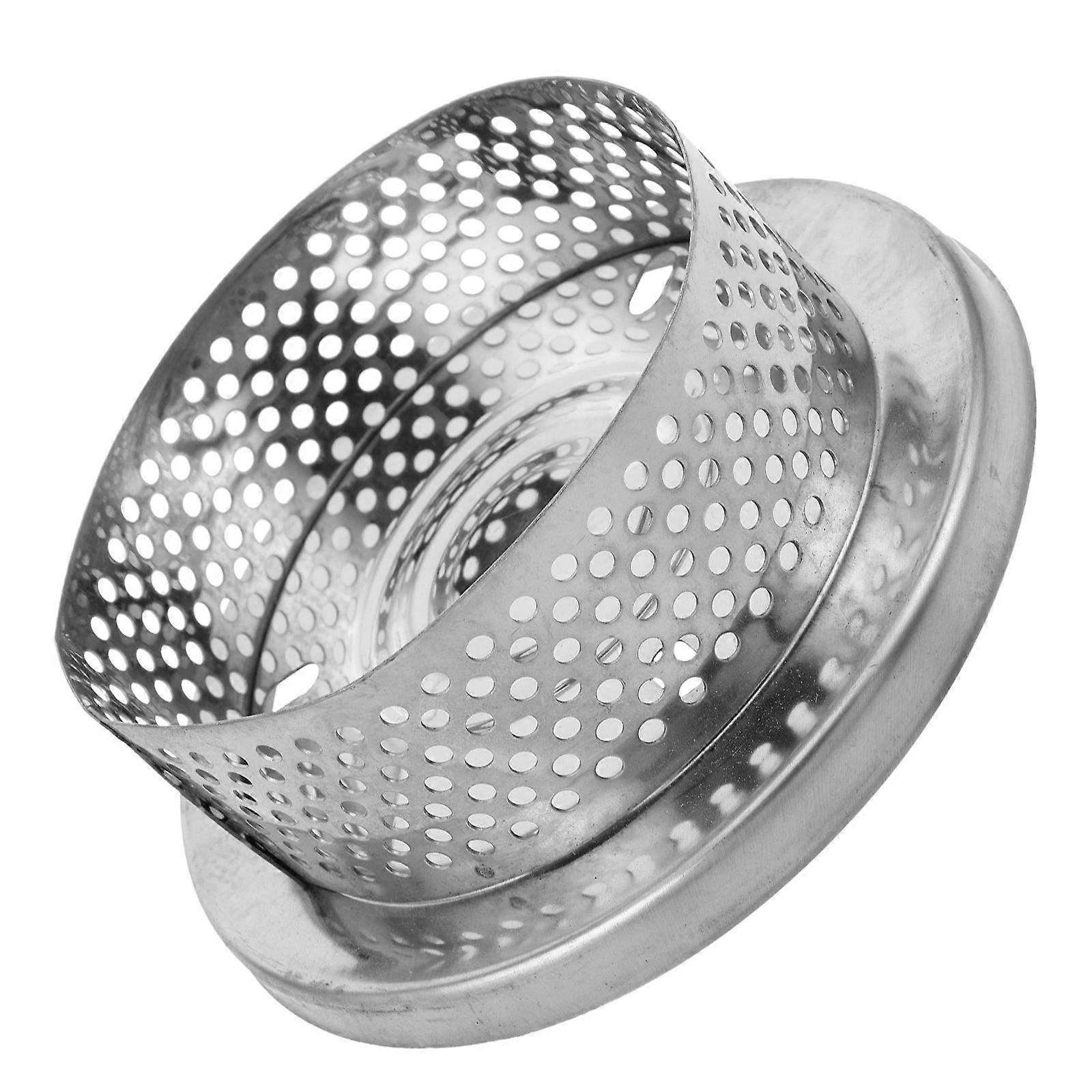 Pool Filter Basket Stainless Steel Submersible Pump Filter Screen Mesh Cover For Submersible Pump Use Silver 13.70X13.70X5.00CM Filtration 1Pack