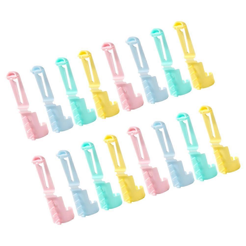 Small Finger Yarn Guide Set 16pcs Yarn Organizers for Crocheting & Knitting, User Friendly Finger Rings to Prevent Knots DIY Crafting Accessory