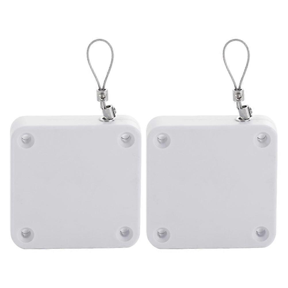Door Closers for Home Smooth Operation Automatic Door Opener for Sliding Doors White Color 6.20X6.20X1.70CM 1Set
