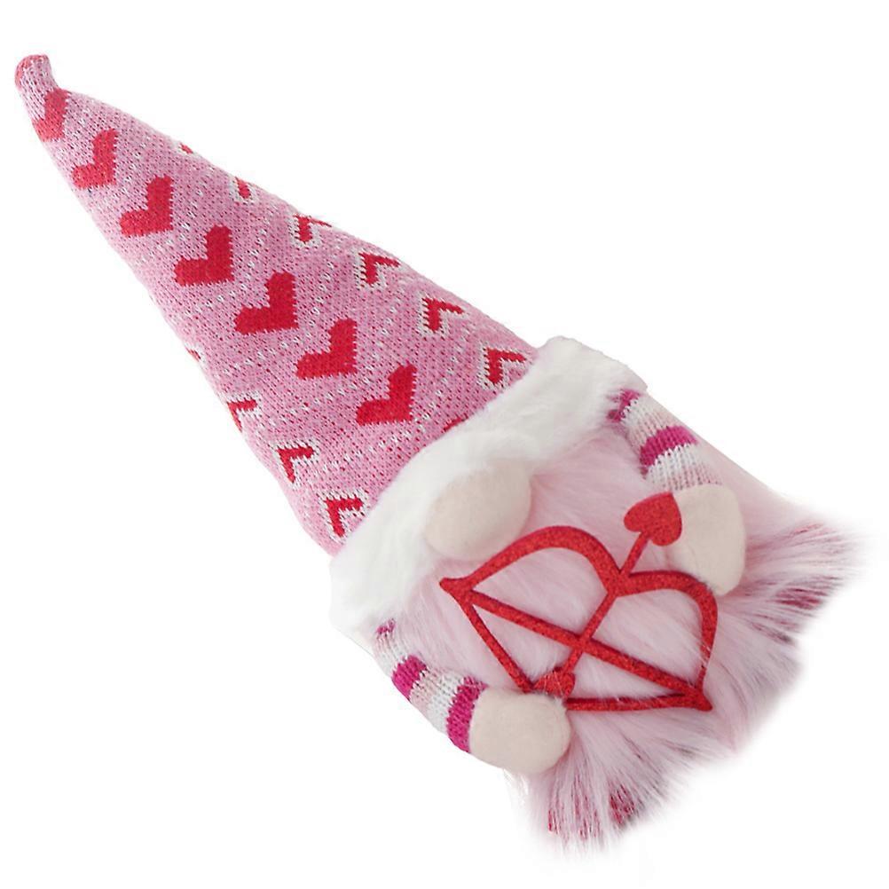 Valentines Day Table Decoration Valentines Gnome Decors Multi 27x16x10cm Light Emitting 1Pack