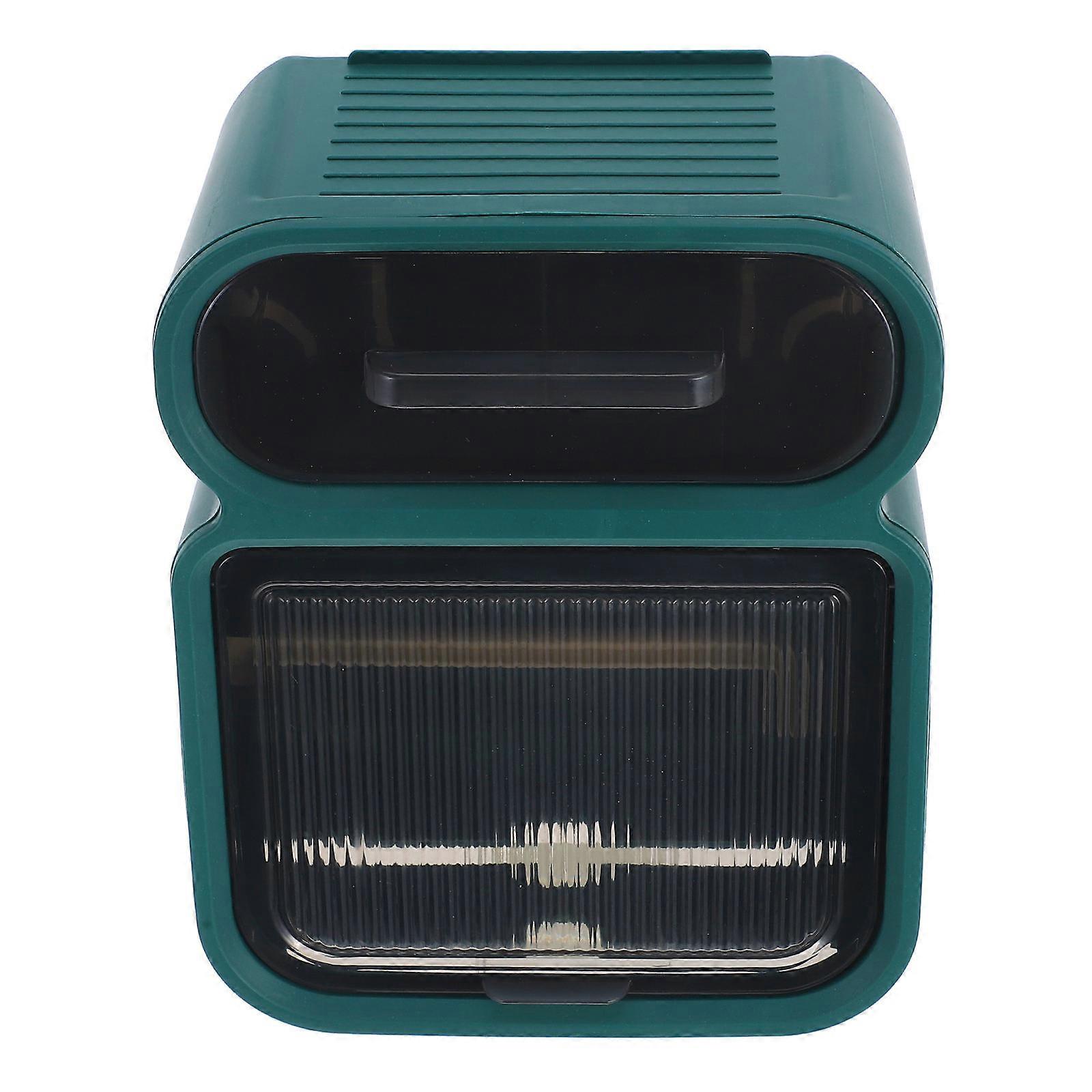 Toilet Paper Storage Box Portable Toilet Paper Box Large Capacity Storage Humid Environments Green 22.00X17.50X12.00CM 1Pcs