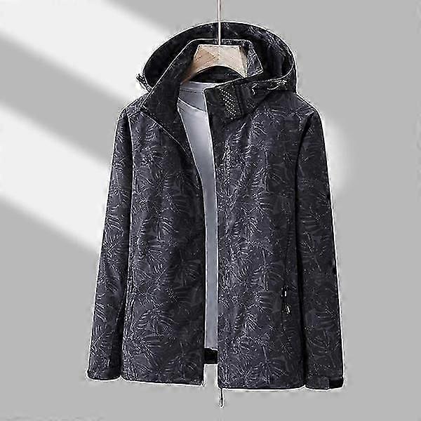 Γυναικεία Μπουφάν Φθινόπωρο Χειμώνας Plus Size Casual Αδιάβροχο Λεπτό Ελαφρύ Παλτό με Κουκούλα Φερμουάρ Αντιανεμικό