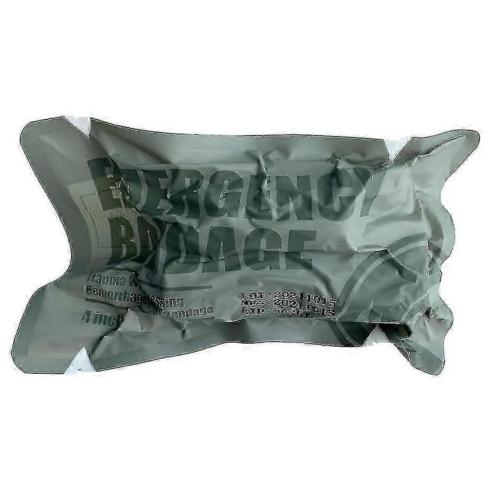 Israeli Emergency Bandage 4" - Military Trauma Stretchable Bandage with Bleeding Control Pad