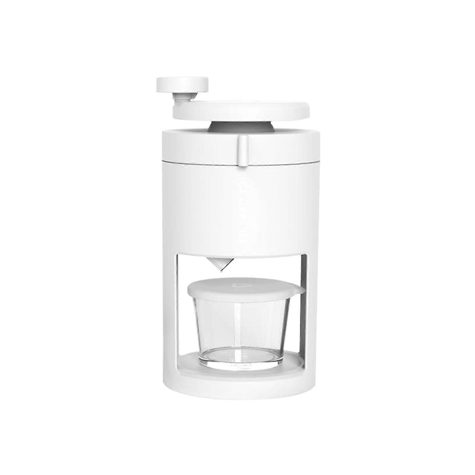 Ice Shaver, Hand Crank, Kitchen Gadget, Compact Device, Treat Maker, Swift Slicing Method, Sleek Form