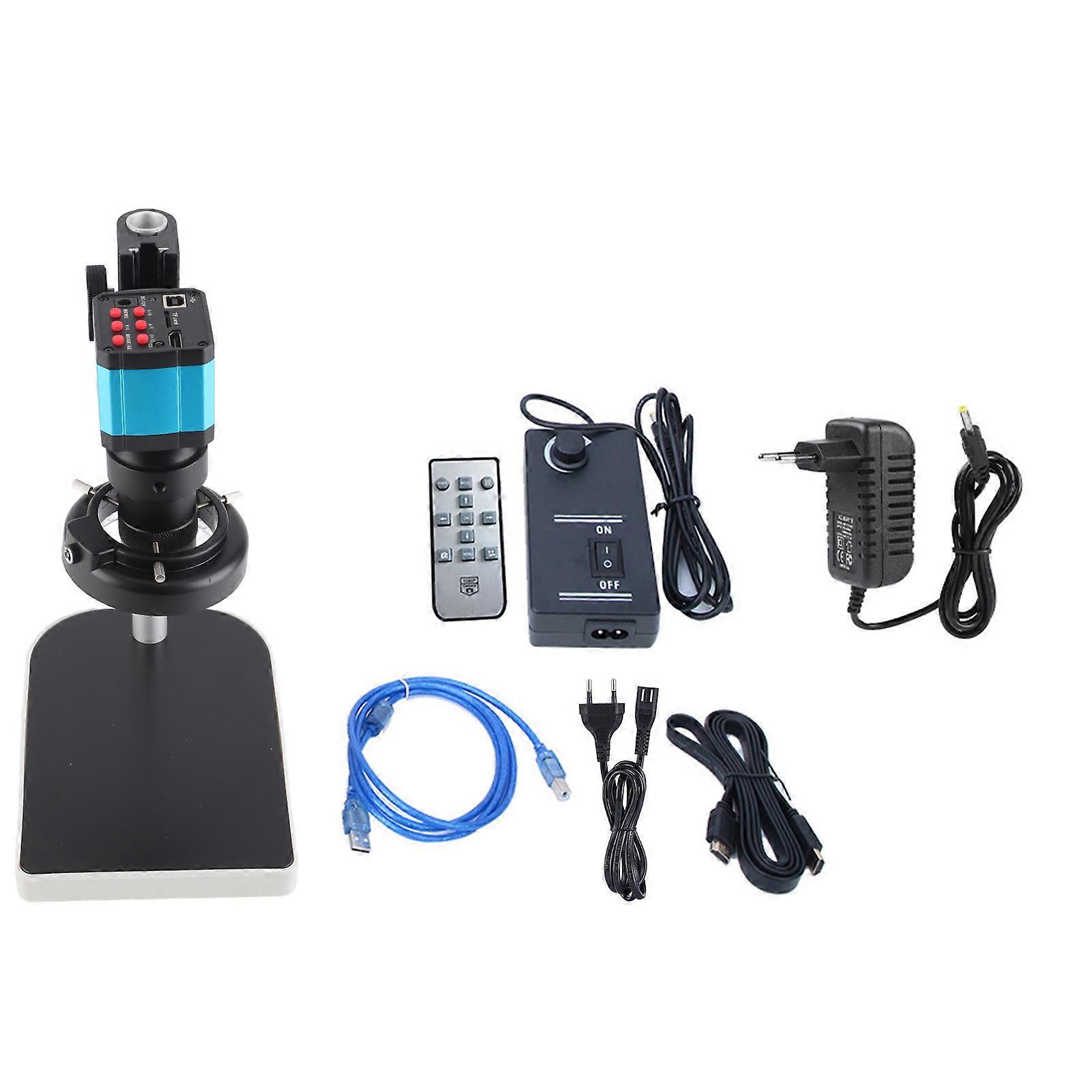 Microscope industriel LED 14 MP, caméra HDMI HD, 100-240 V