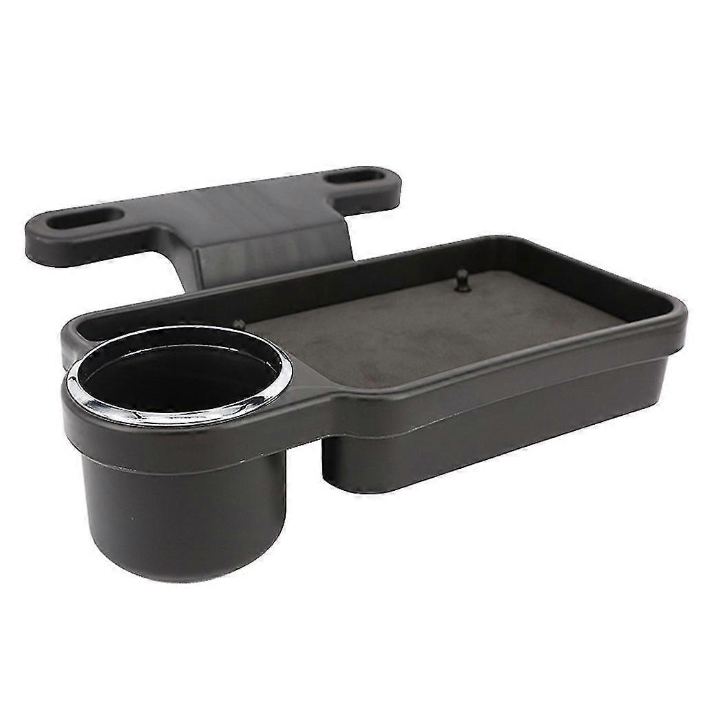 Portable Rear for Seat Table Tray Water Cup Holder Multi-Function Storage Tray