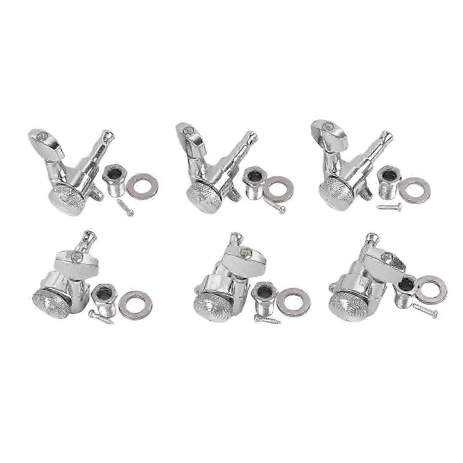 Guitar Tuner Peg Square String Tuning Peg Tuner Machine Knob for Electric and Acoustic Guitar