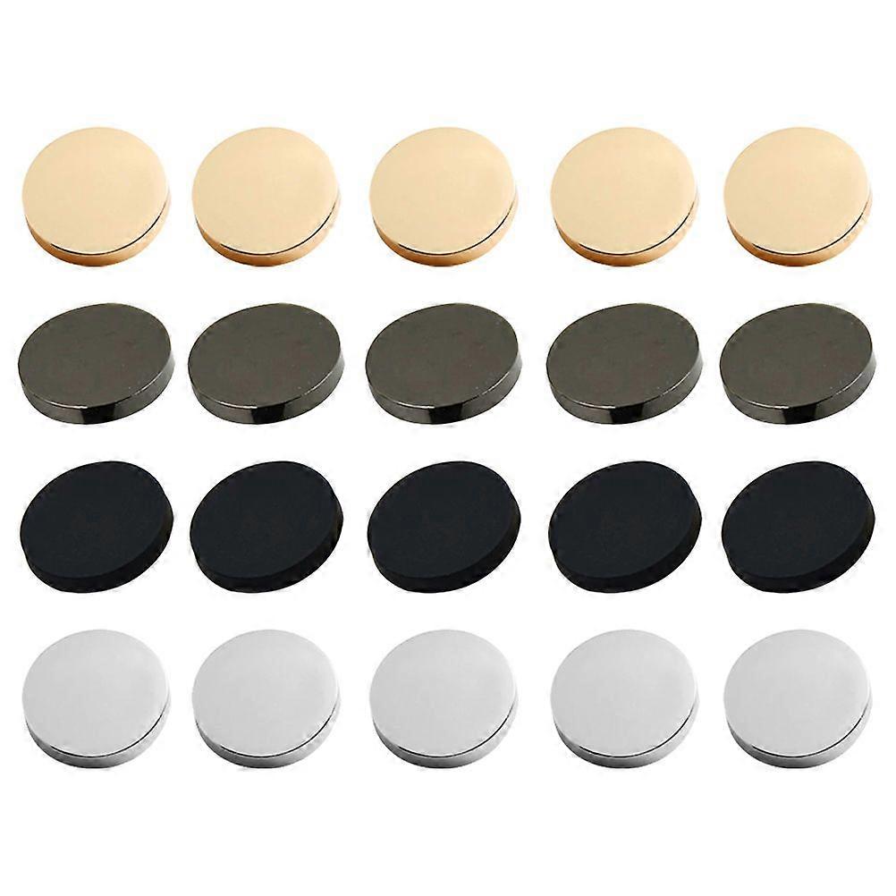 40pcs Metal Coat Buttons Coat Flat Buttons Coat Sewing Buttons Decorative Button