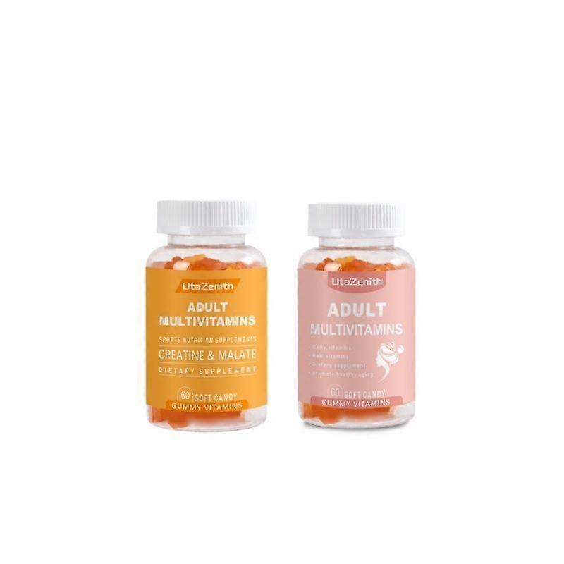Multiple vitamin gummies, dietary supplements, containing vitamin B12, combination pack