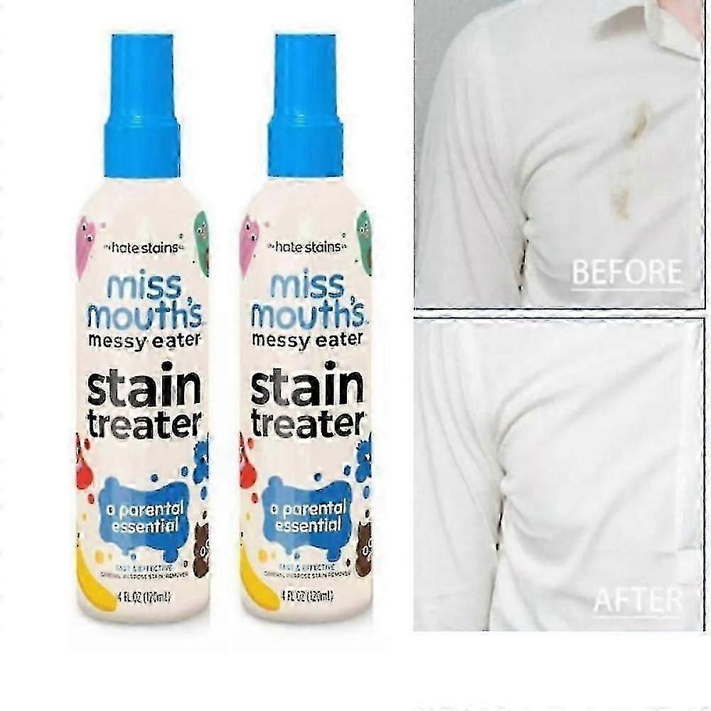 2 件装 Miss Mouth's Messy Eater 污渍处理喷雾 120ml