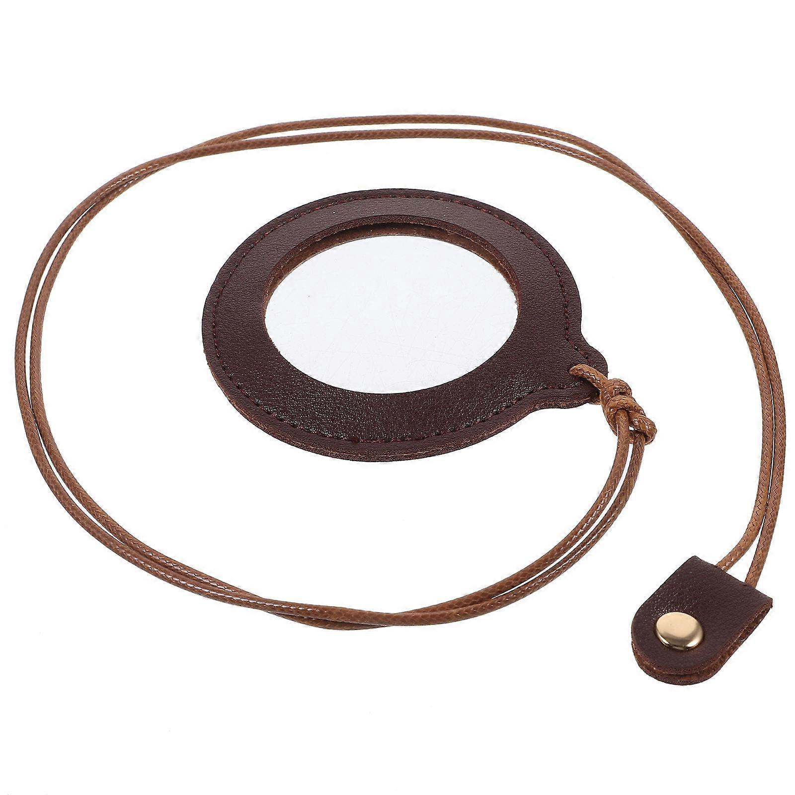 Lightweight HD Portable Magnifier for Seniors – Ideal for Reading, Insect Observation, Books, and Prints with Neck Strap