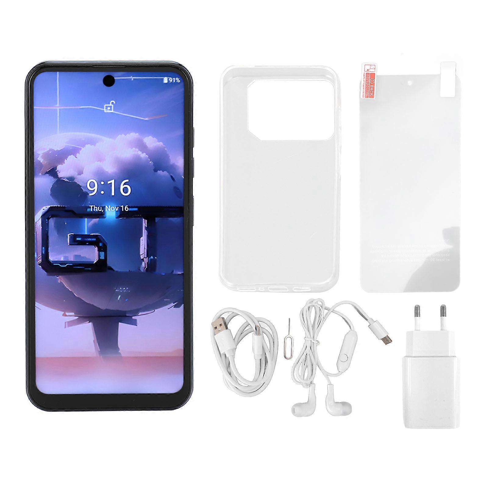 Unlocked 4G Smartphone: 6.7" HD Screen, 8GB RAM, 128GB ROM, 32MP Camera, Android 13