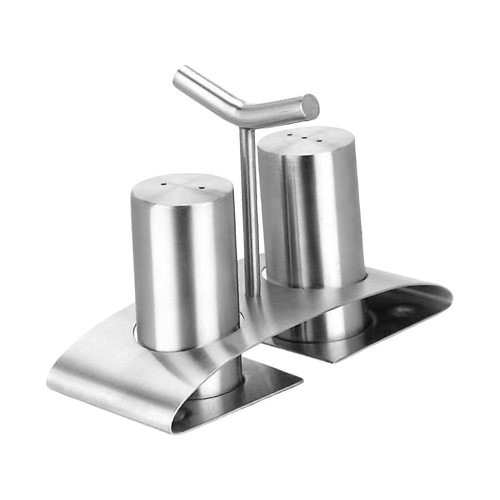 spice jars, spice container set made of stainless steel, spice box, cooking spice bottle with stand for the kitchen at home