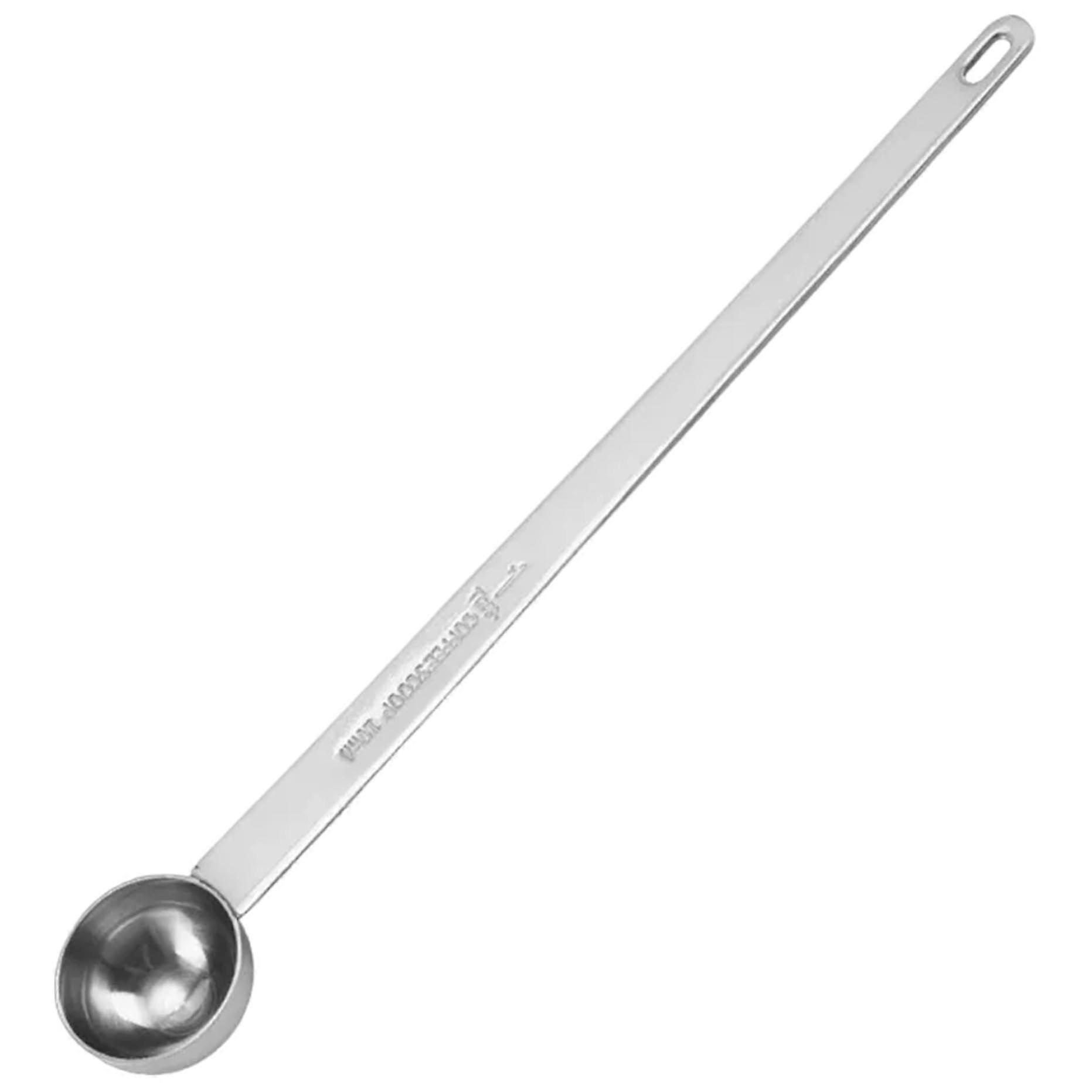 coffee scoop, 10 ml tablespoon, stainless steel long handle scoop