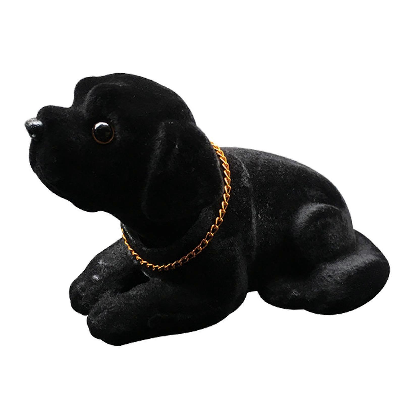 Labrador Bobble Head for Car Dashboard Dog Ornament, Resin Desktop Decoration
