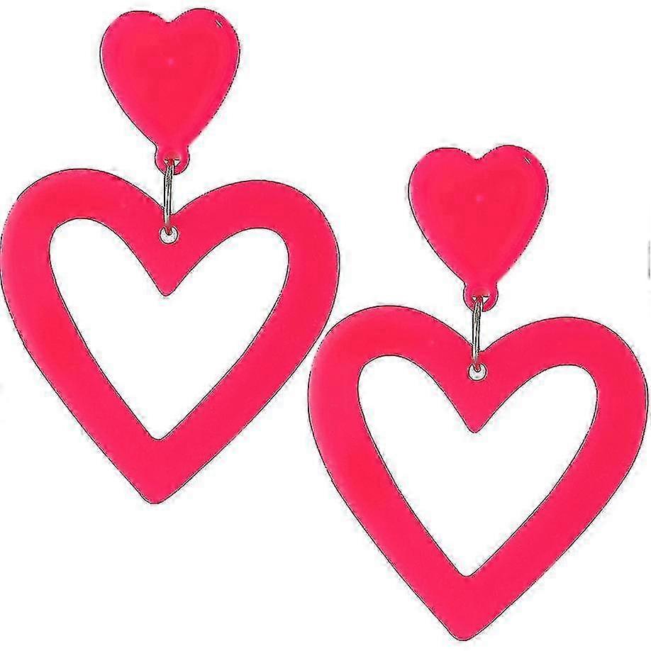 Cute Fun Big Hoop Dangle Earrings for Trendy Looks