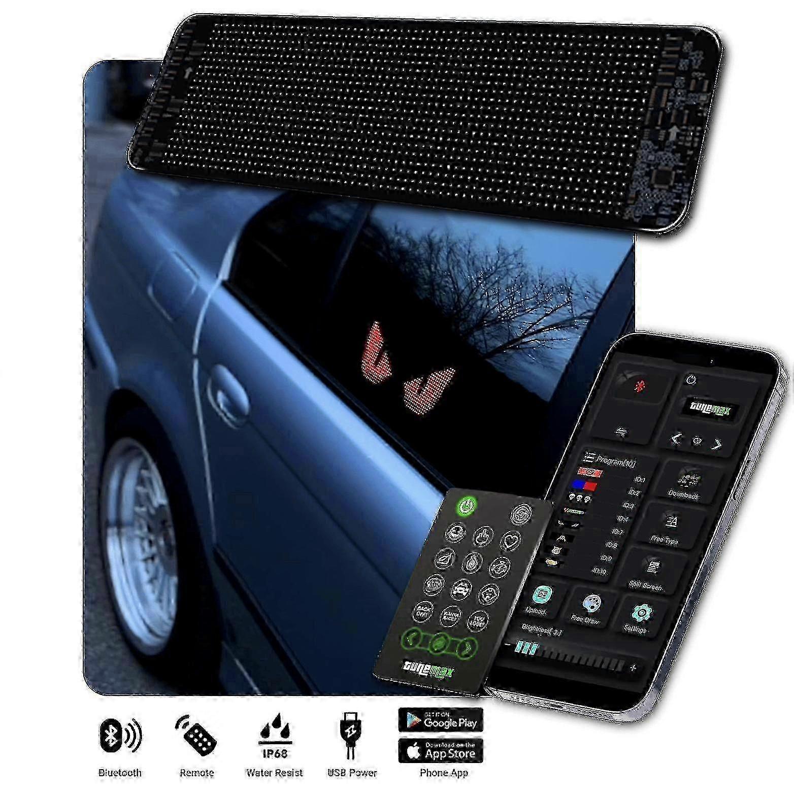 Flexible USB 5V LED Car Sign with Bluetooth App Control for Shops, 50% Offer