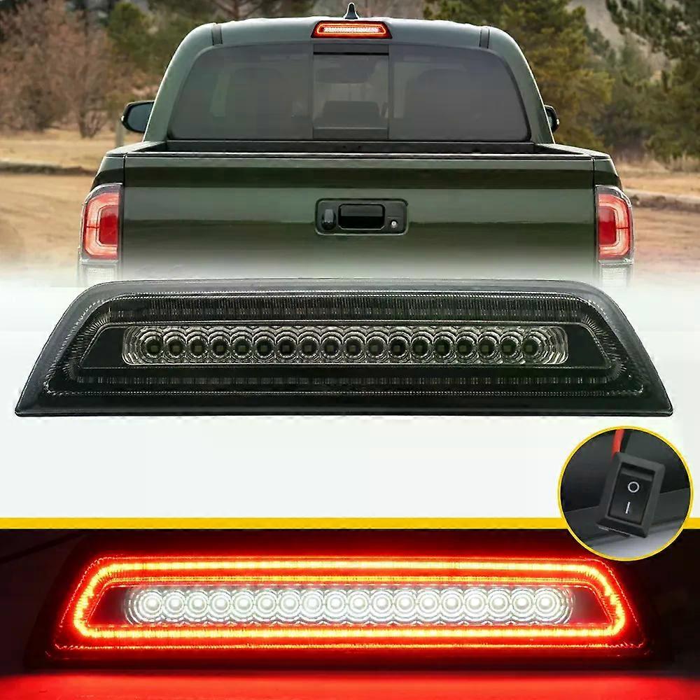 For Toyota Tacoma Smoked LED 3rd Third Brake Light Reverse Lamp High Mount Taillight Stop Rear Lamp