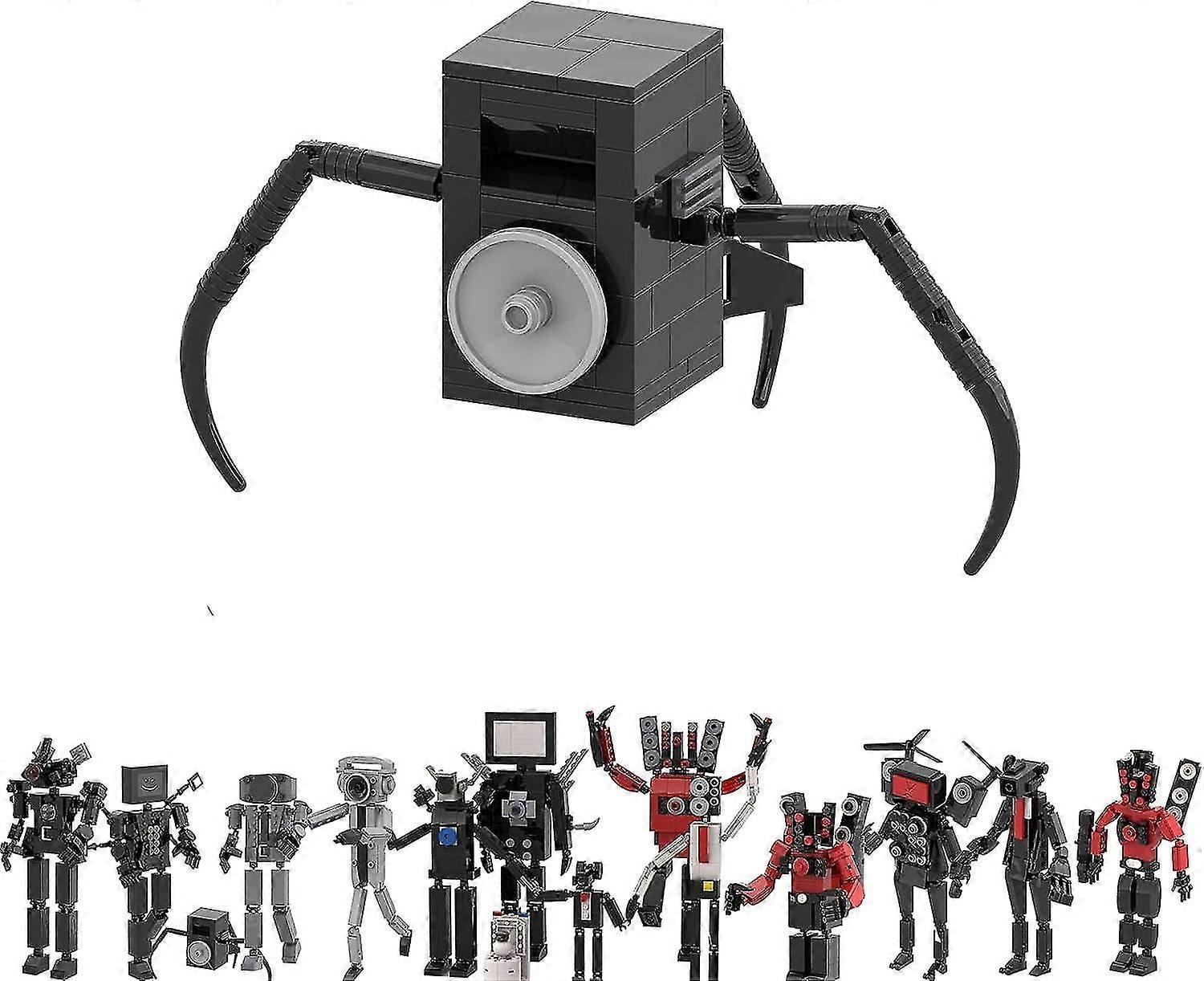 104 PCS Skibdi WC Jogo Action Figure Building Blocks SetToilet Toys Speaker Man Camera Man TV Man Game Model Toys