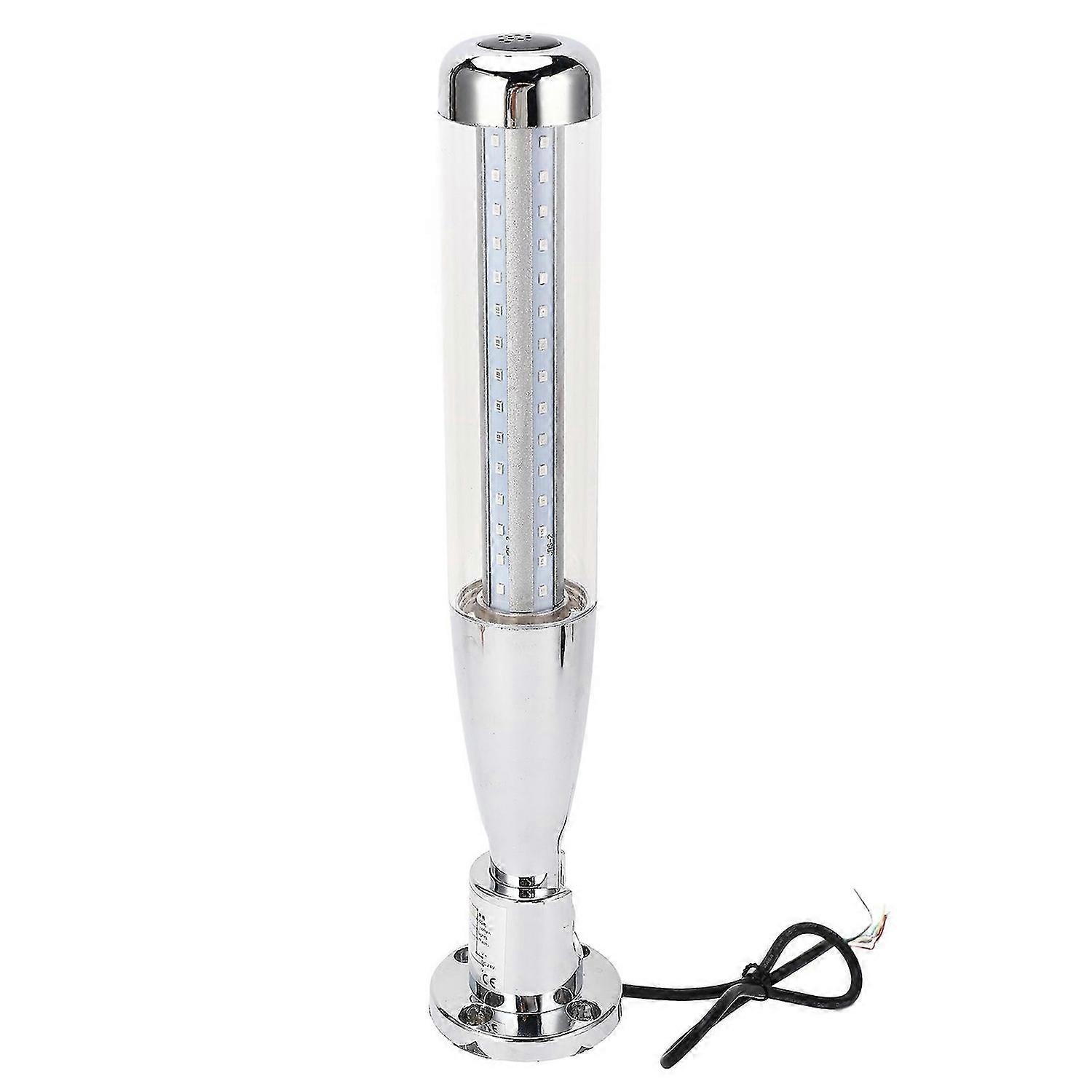 LED Signal Tower Stack Light Industrial Warning Column Andon Rotatable Base Steady Flashing Switchable DC24V