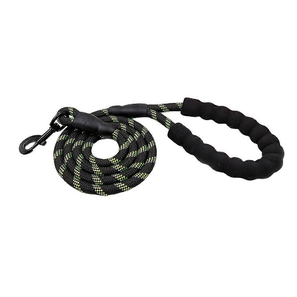 Pet leash, reflective pull cord with soft handle, suitable for medium dogs, mixed color
