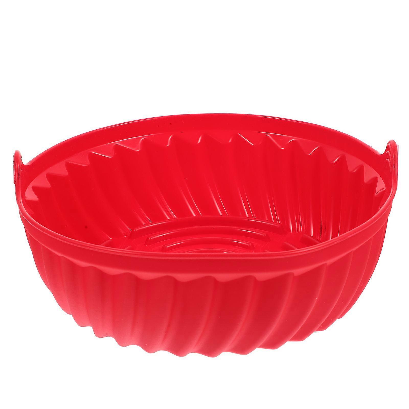 Silicone Air Fryer Mat Reusable Non-Stick Easy Cleaning Fryer 7.5×7.5×2.4in 1Pack