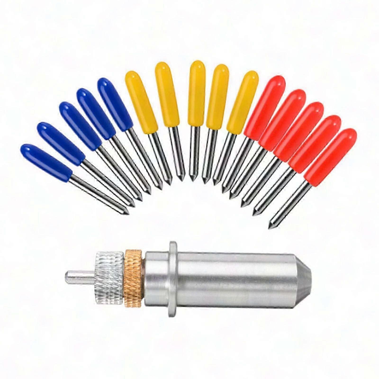 15pcs Cutter Blades, 30 45 60 Degree for Plotters