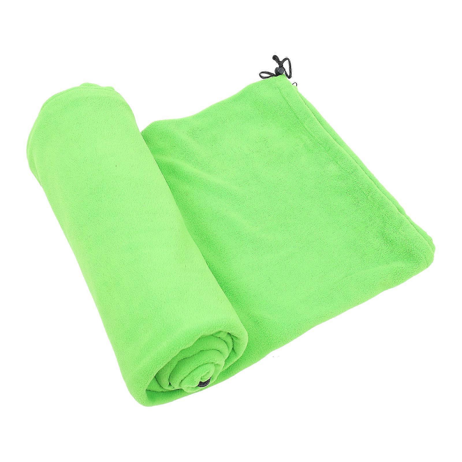 Outdoor Functional Bag Sleeping Bag for Backpacking Compact and Portable Windproof Green 180x80cm 1Pcs