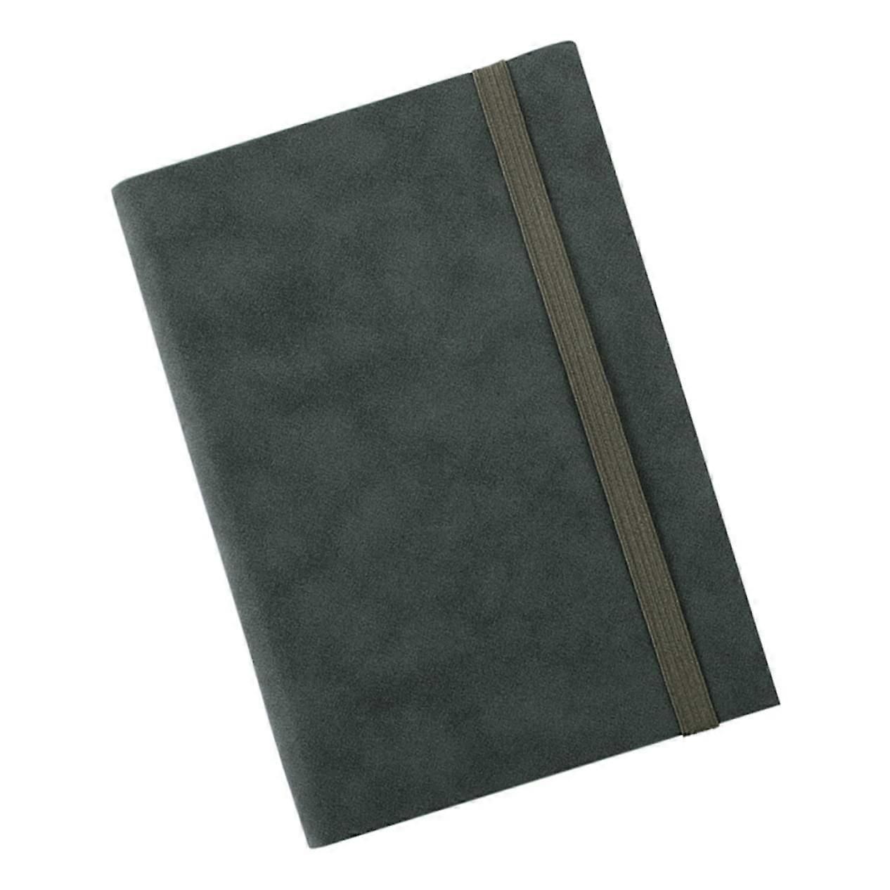 Dark Green Leather Notebook A5 Size for Office and School, High-Quality Writing Material for Notes and Creative Projects