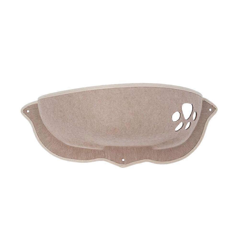 Pet Bed Cat Sleeping Bed Window Perch Cat Bed Suction Cups Load Bearing 15kg Comfortable Warmth Felt Material Indoor Use 1Pcs