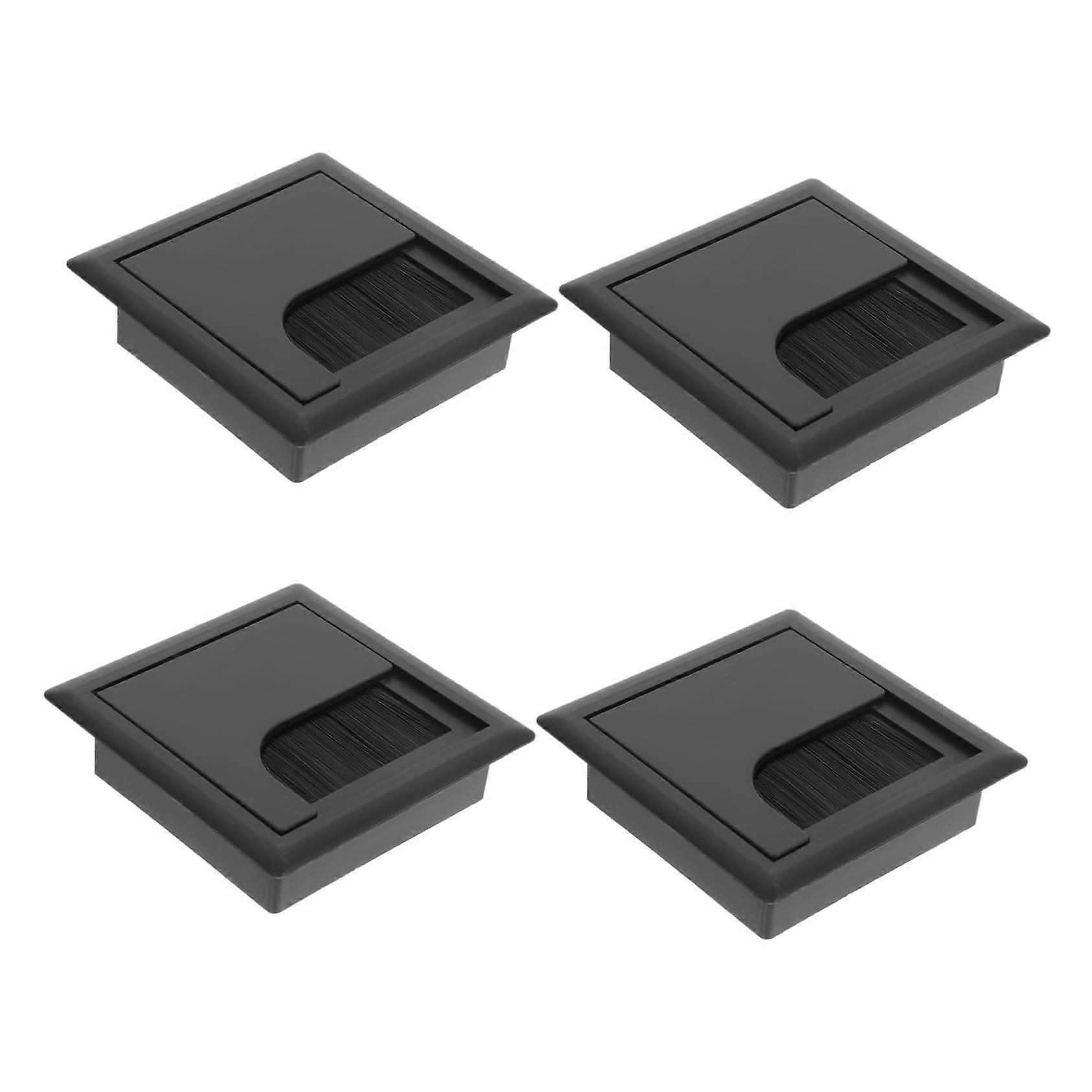 4 Pack Desk Grommet Cable Organizer for Office Table Wire Management Hole Covers