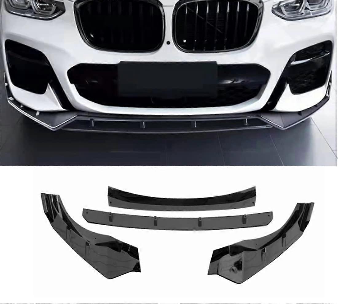 Front Lip Bumper Splitter Sets ABS Car Styling For BMW X3 X4 G01 G02