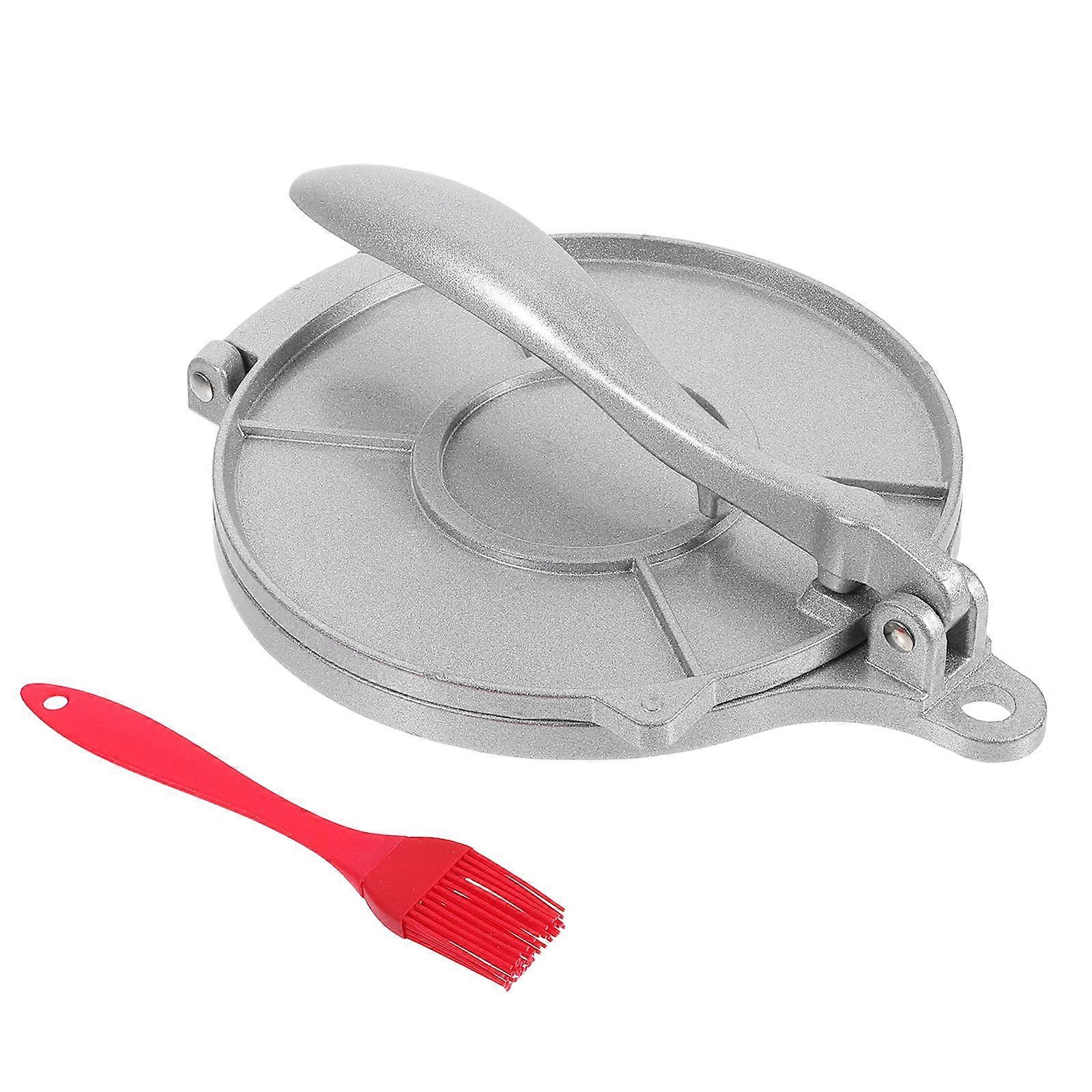 Tortilla Maker Easy Cleaning Tool for Cooking Enthusiasts Home Users Silver Color Silicone Material 1Set