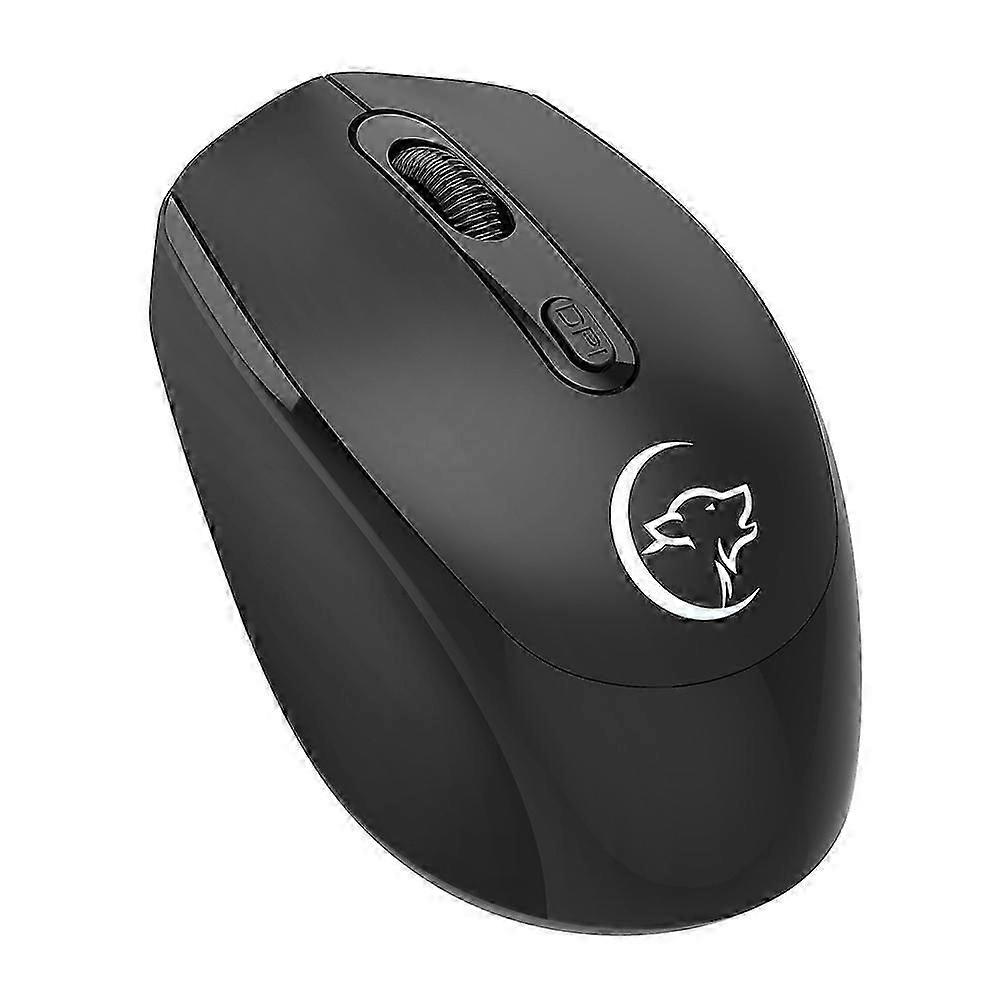 Souris silencieuse sans fil compatible Bluetooth 2.4G double mode souris optique rechargeable 1600 DPI pour MacBook ordinateur portable PC de jeu Bureau