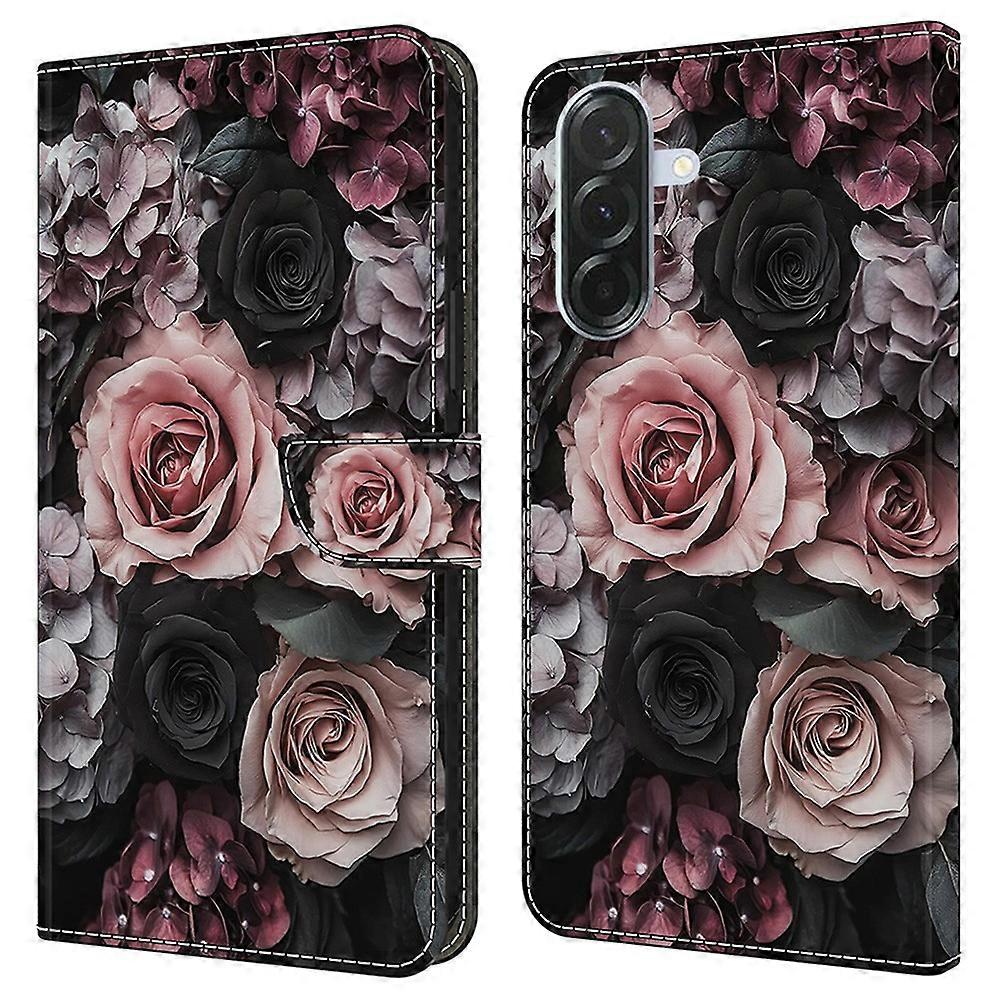 For Samsung Galaxy A26 5G Leather Case Pattern Printing Wallet Stand Flip Phone Cover