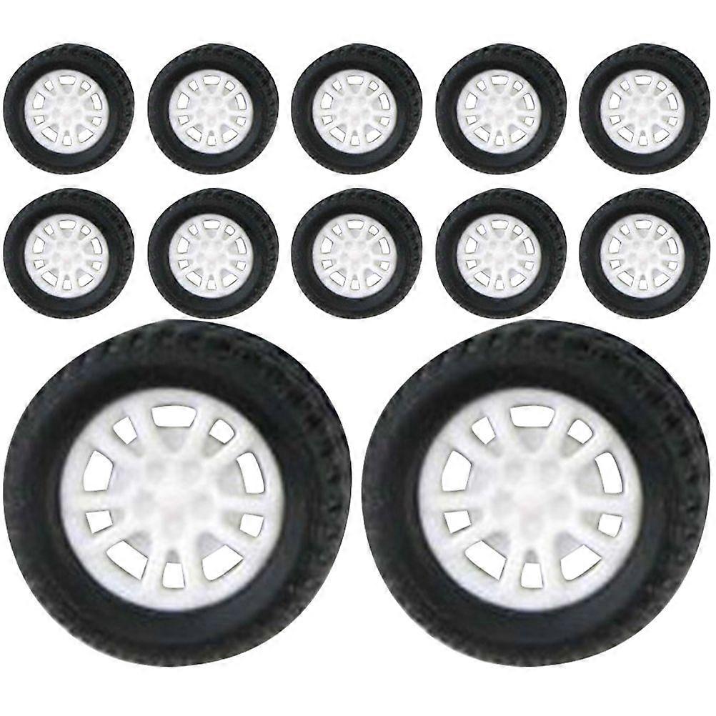30Pcs Spielzeugräder Spielzeug Auto Räder Ersatz Auto Räder DIY Auto Räder zusammenbauen Kinder Spielzeug
