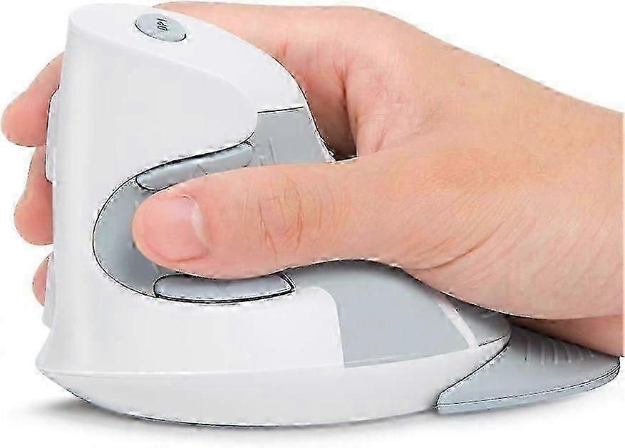 2025 New Vertical mouse, wireless ergonomic mouse, 3 adjustable DPI (800-1200-1600 DPI), 6 buttons, detachabl