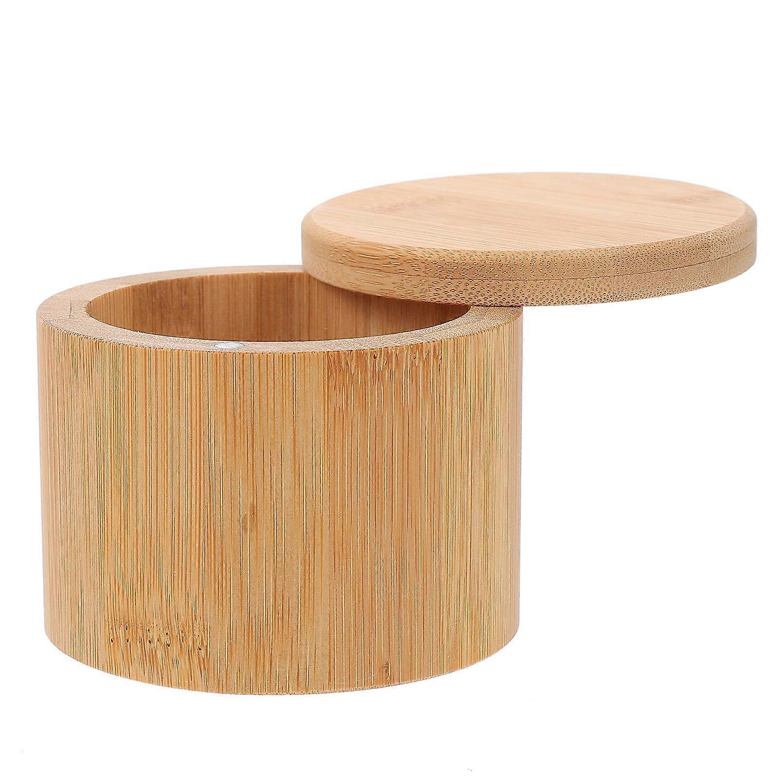 Bamboo Style Condiment Storage Holder Made of Brown Color for Home Use 1Pc