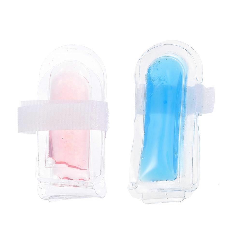 Finger Cold Packs For Joint Relief Reusable Gel Ice Packs 12X3.5Cm Pink