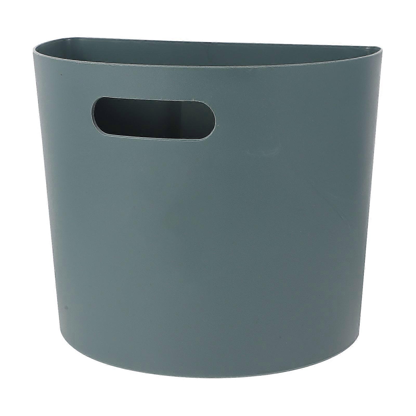 Wall Mounted Trash Basket Space Saving Garbage Bin for Kitchen Study Room Easy Installation Home Organization