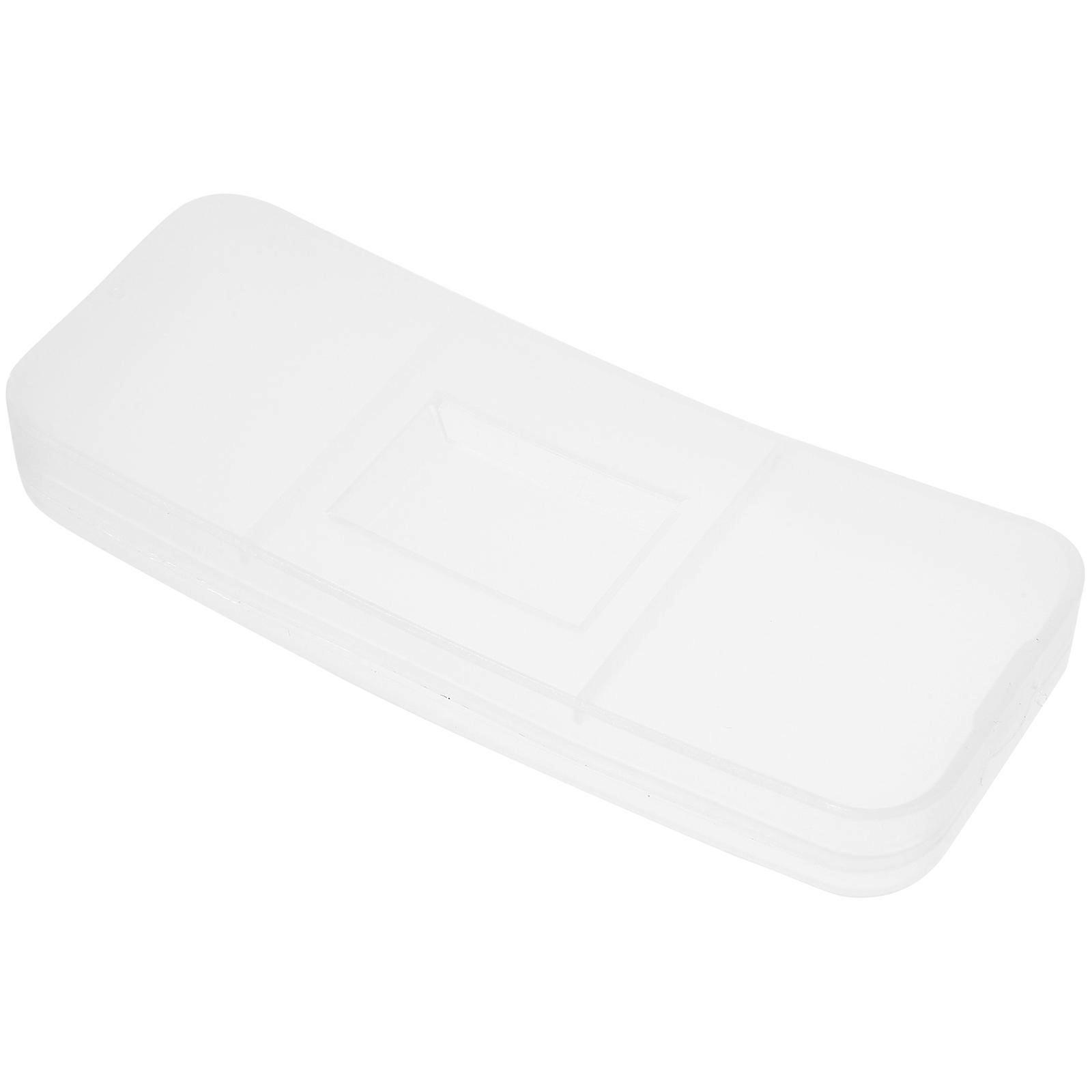 Portable Clear Eyeglasses Case Transparent Plastic Storage for Sunglasses & , Lightweight Organizer for Travel & Daily Use