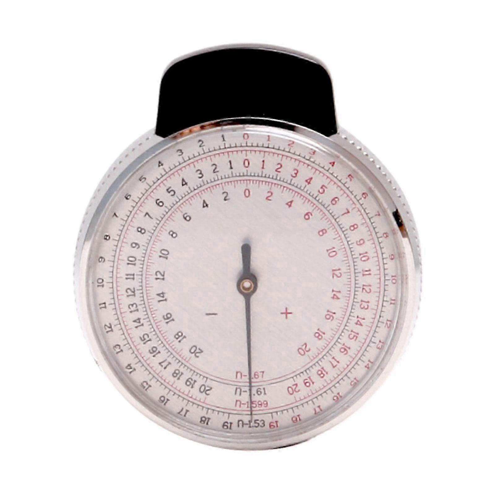 Ophthalmic Lens Clock, Professional Handheld Lens Curvature Gauge, 56mm Optometry Tool