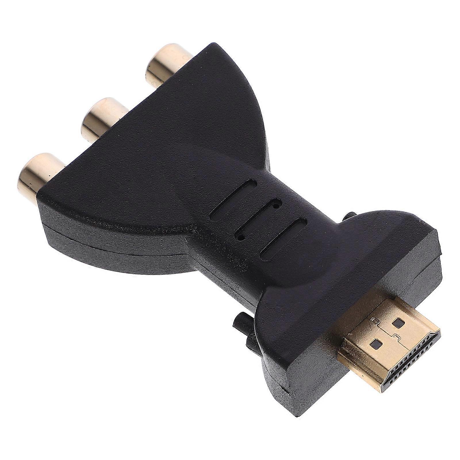 To Video Audio Adapter Converter for HDTV DVD Projector Black No Driver Needed