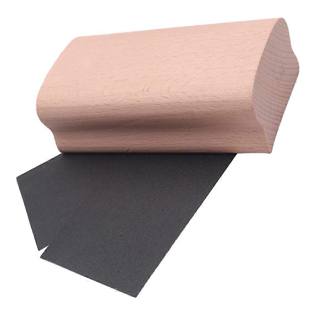 Sanding Blocks Fret Leveling 2Pcs Guitar Leveling Tool For Guitar Lovers 13X6.8Cm Efficient Polishing Wood Sandpaper