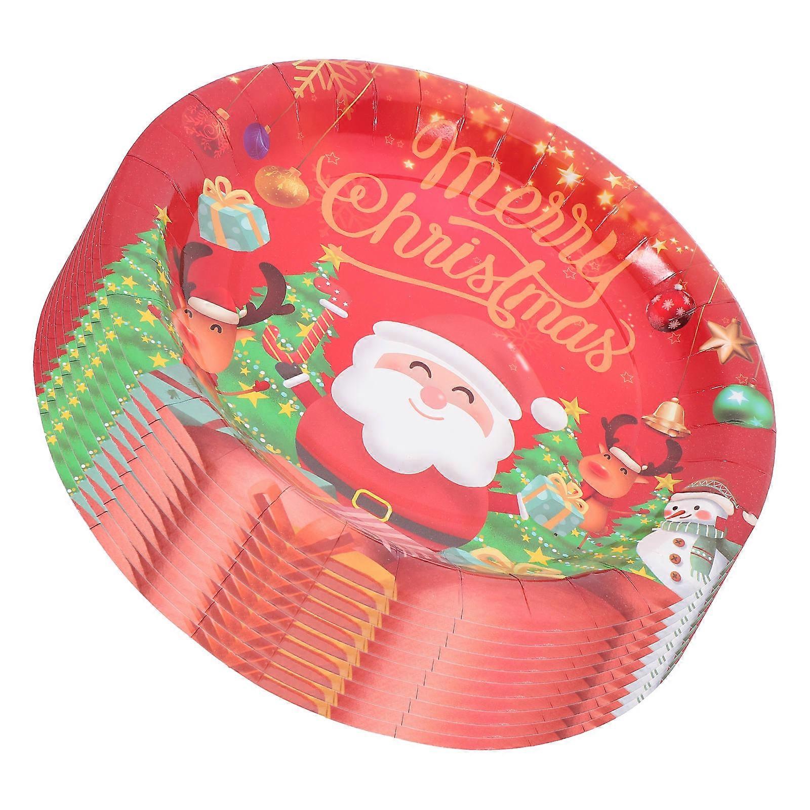 Merry Christmas Party Elegant Multi Paper for Decoration Convenient 10Pcs